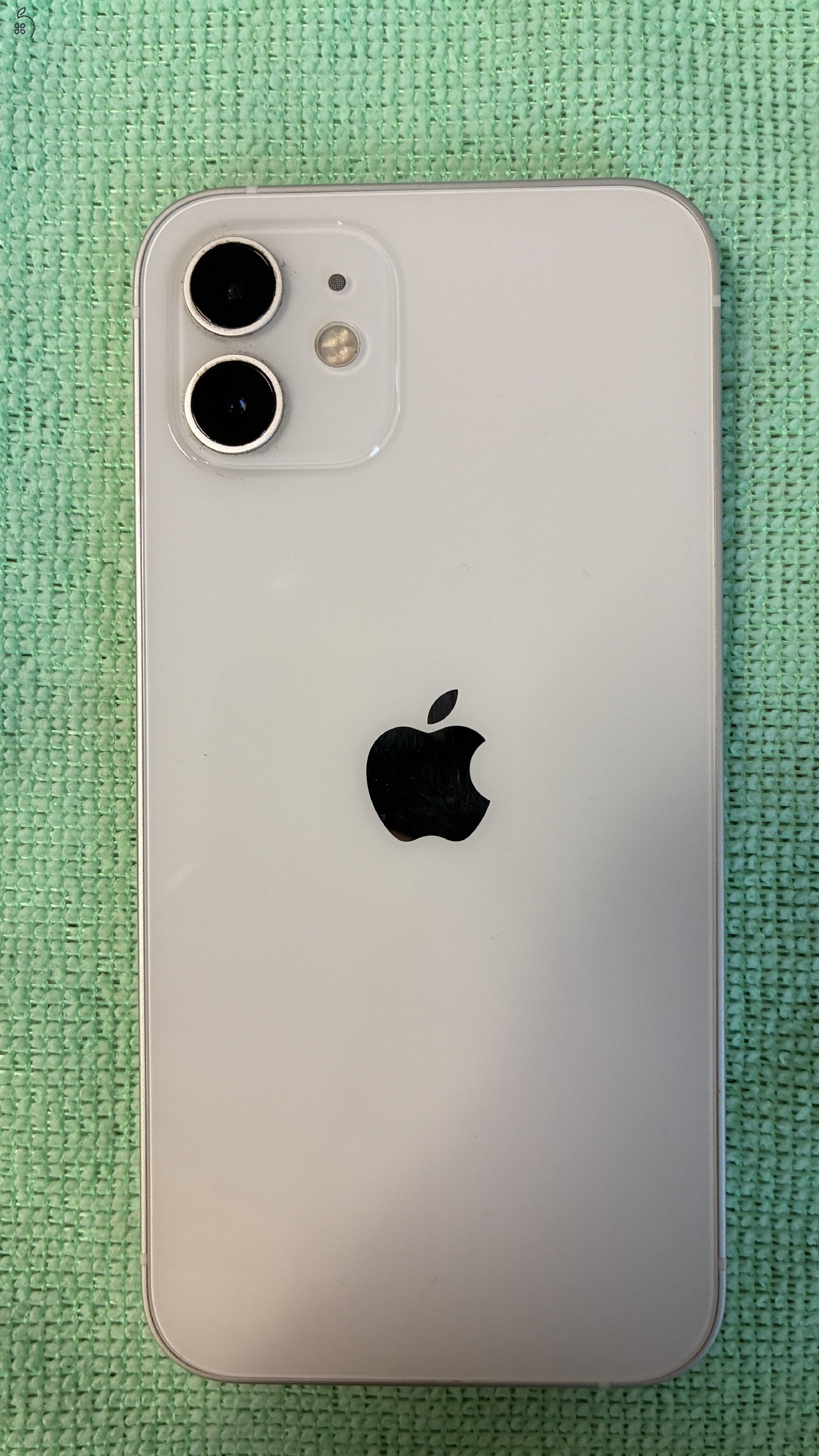 100%-os iPhone 12 White 64Gb