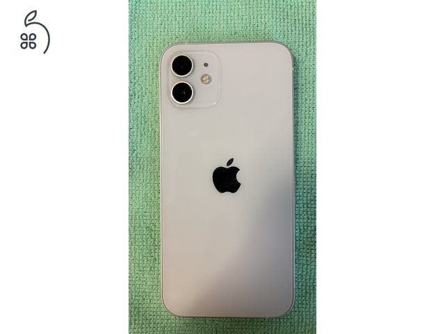 100%-os iPhone 12 White 64Gb