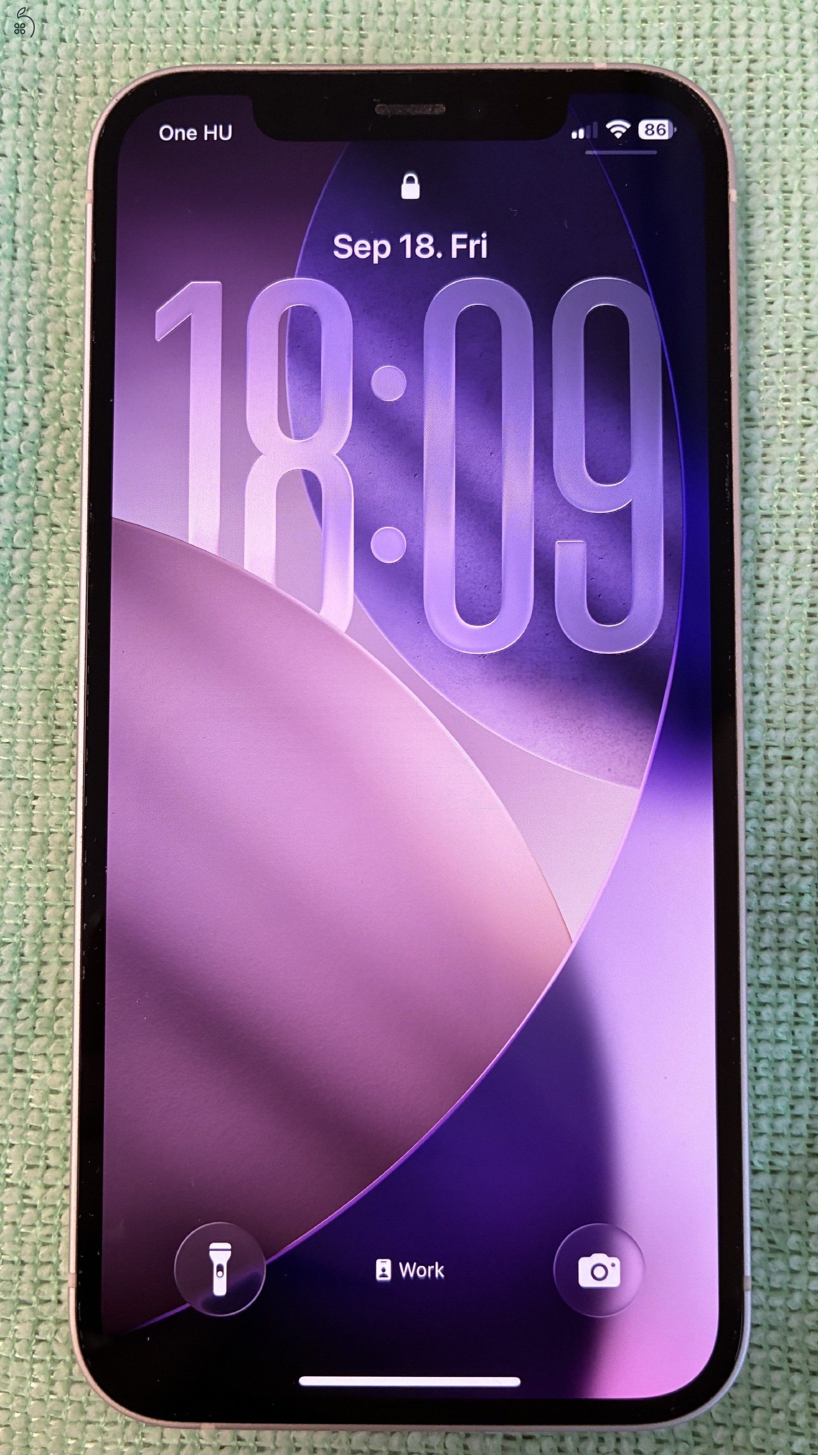 100%-os iPhone 12 White 64Gb