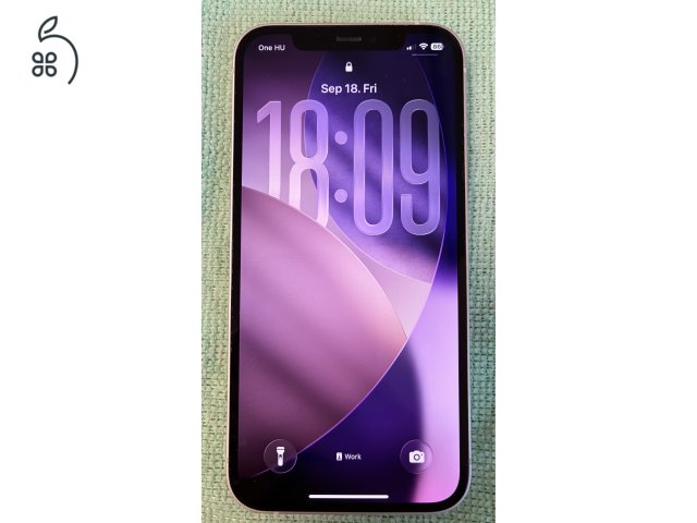 100%-os iPhone 12 White 64Gb