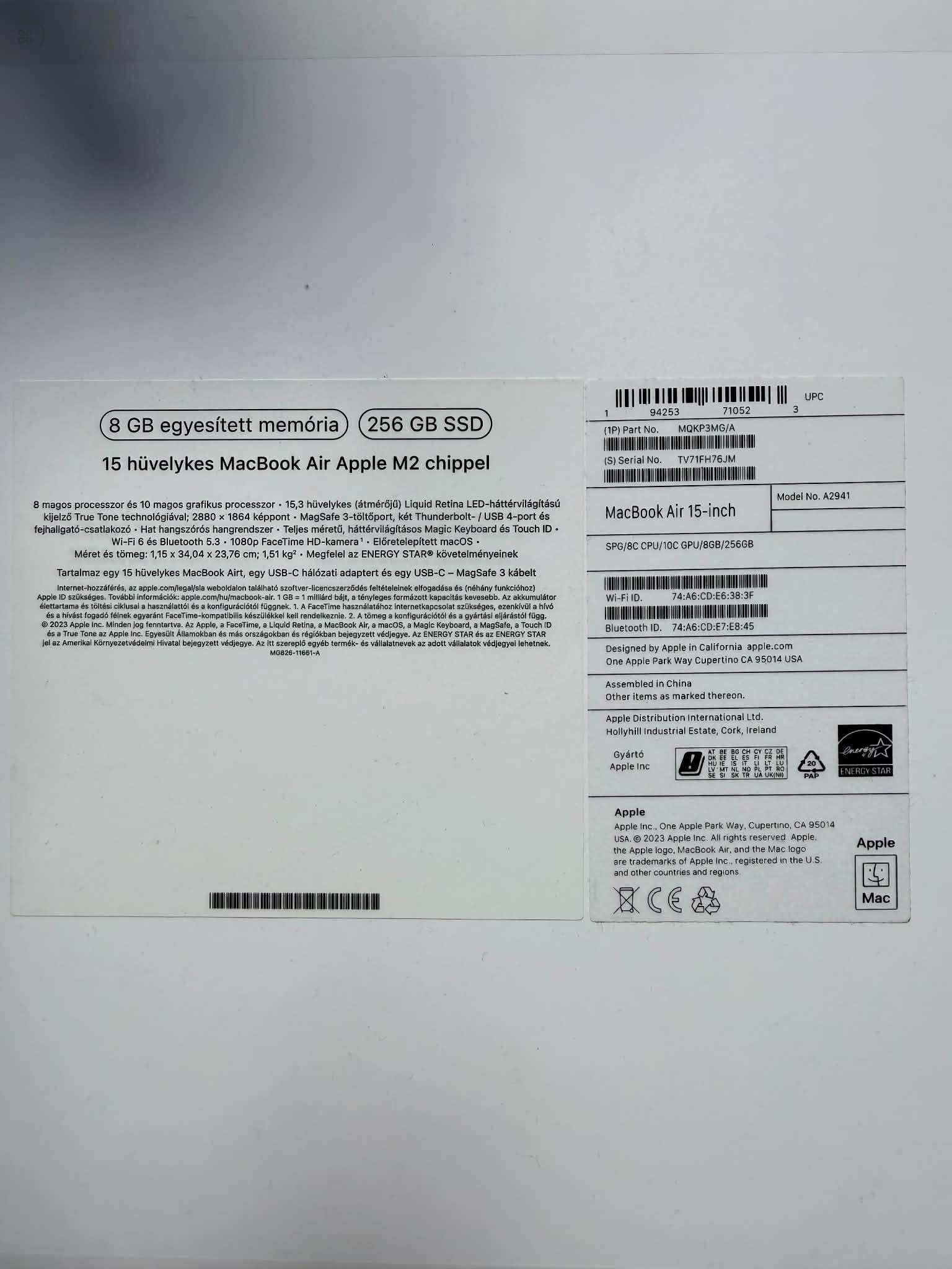 Apple MacBook Air 15