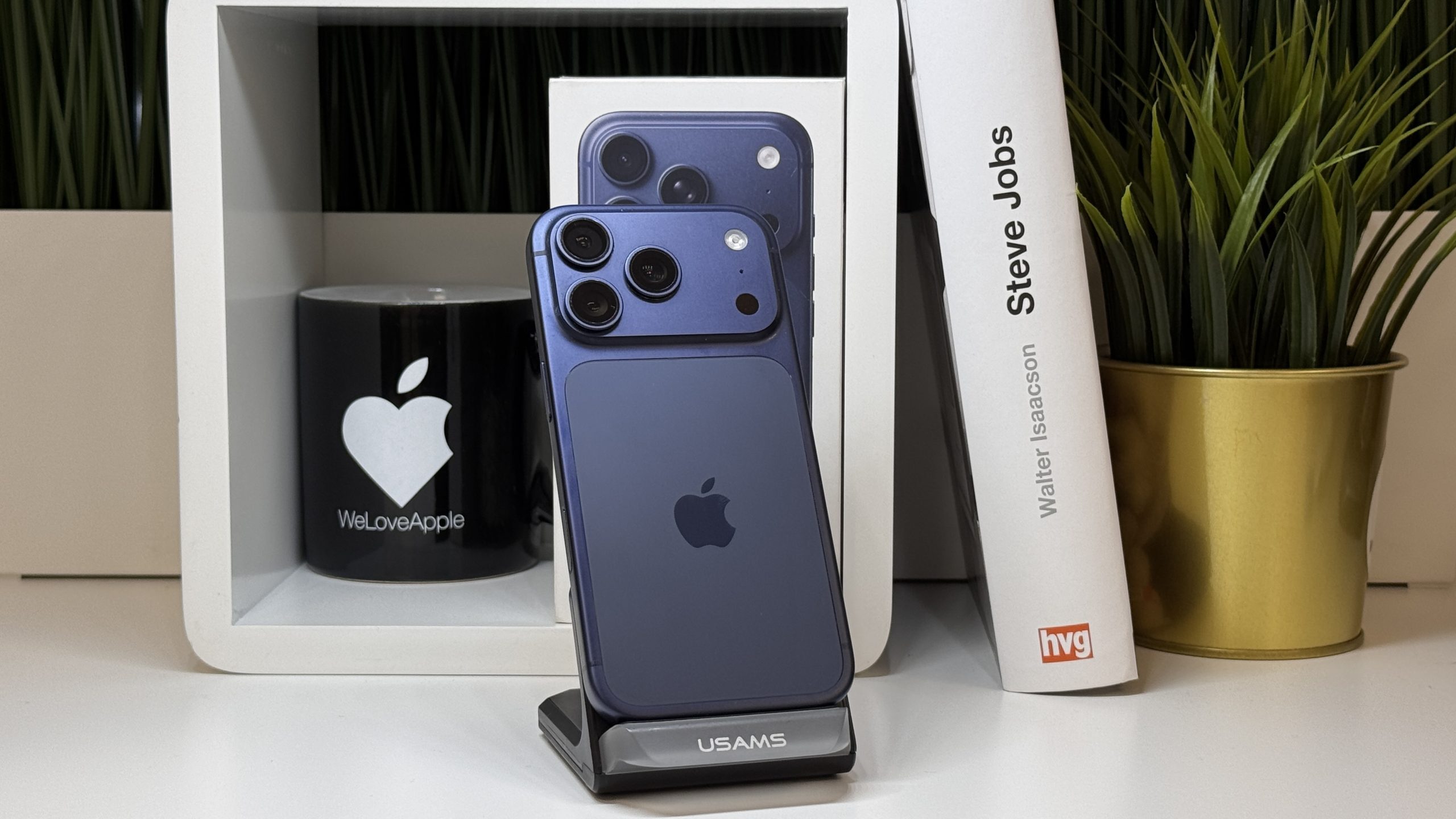 iPhone 17 Pro 256GB, Mélykék, Független, Számla, 2 Év Garancia, 91%