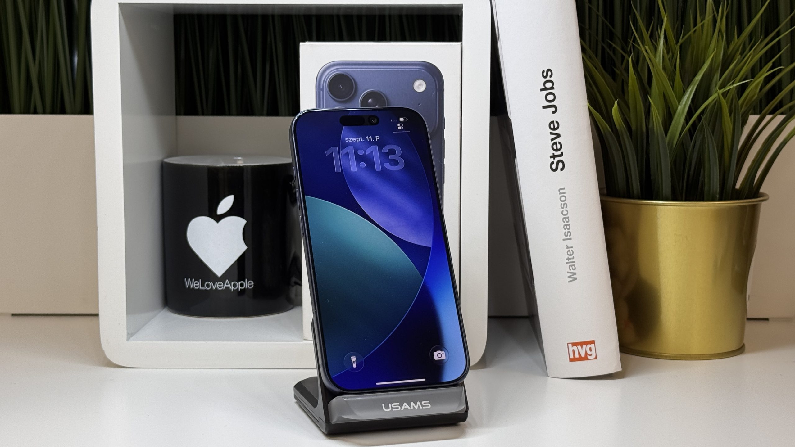 iPhone 17 Pro 256GB, Mélykék, Független, Számla, 2 Év Garancia, 91%