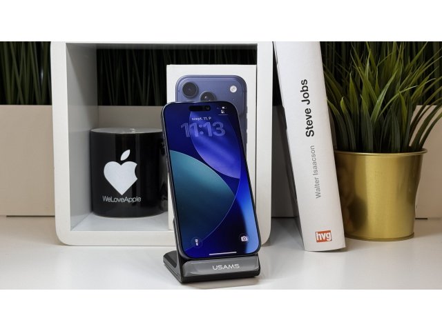 iPhone 17 Pro 256GB, Mélykék, Független, Számla, 2 Év Garancia, 91%