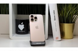 iPhone 16 Pro 256GB, Sivatagszínű Titán, Független, Számla, 2 Év Garancia, 92%