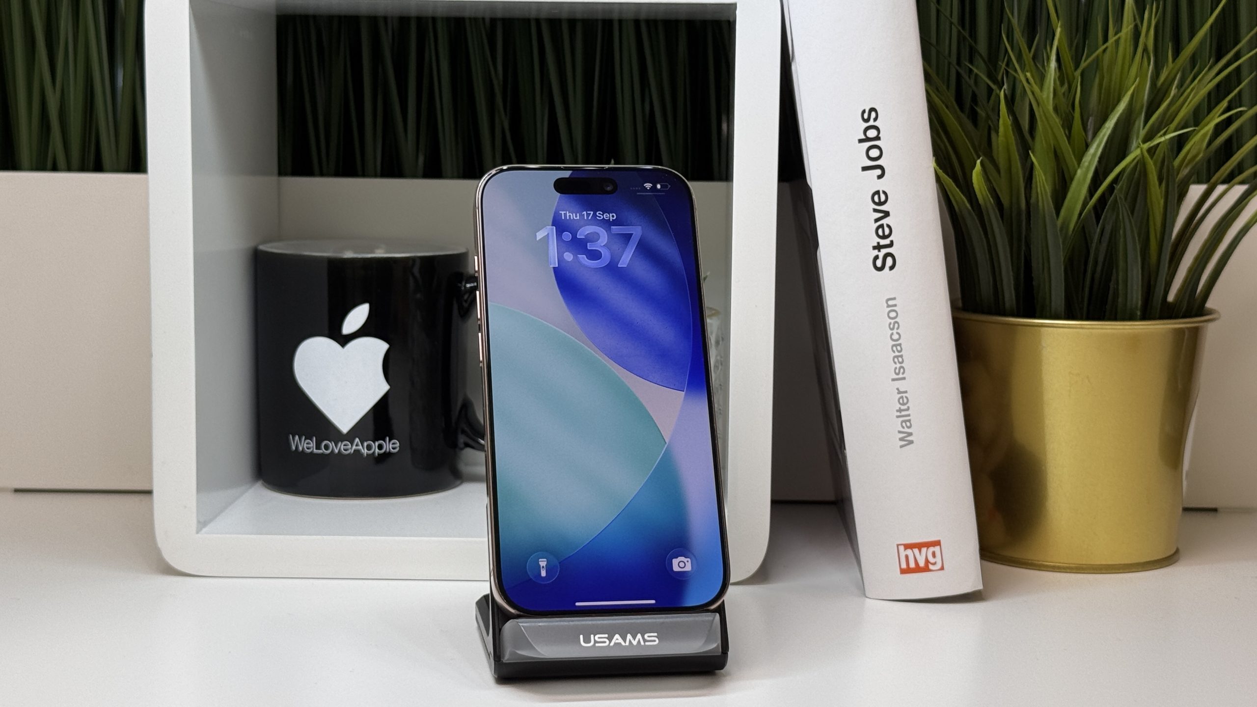 iPhone 16 Pro 256GB, Sivatagszínű Titán, Független, Számla, 2 Év Garancia, 92%