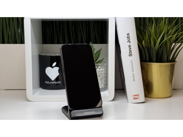 iPhone 15 Pro 256GB, Fekete Titán, Független, Számla, 2 Év Garancia, 89%