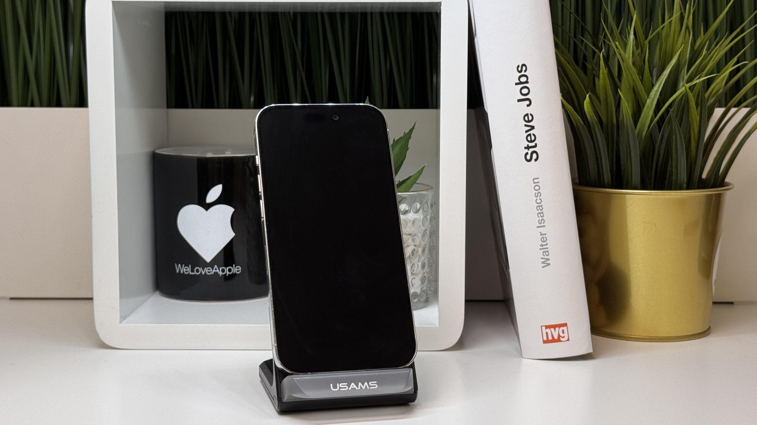 iPhone 14 Pro 128GB, Ezüst, Független, Számla, 2 Év Garancia, 100%