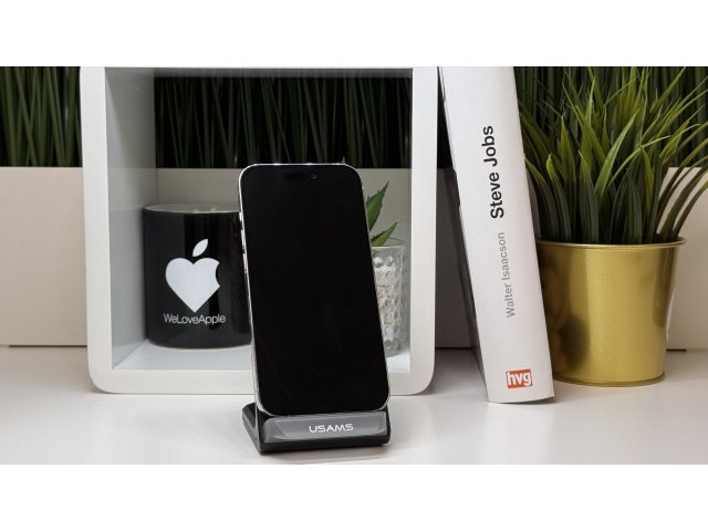 iPhone 14 Pro 128GB, Ezüst, Független, Számla, 2 Év Garancia, 100%