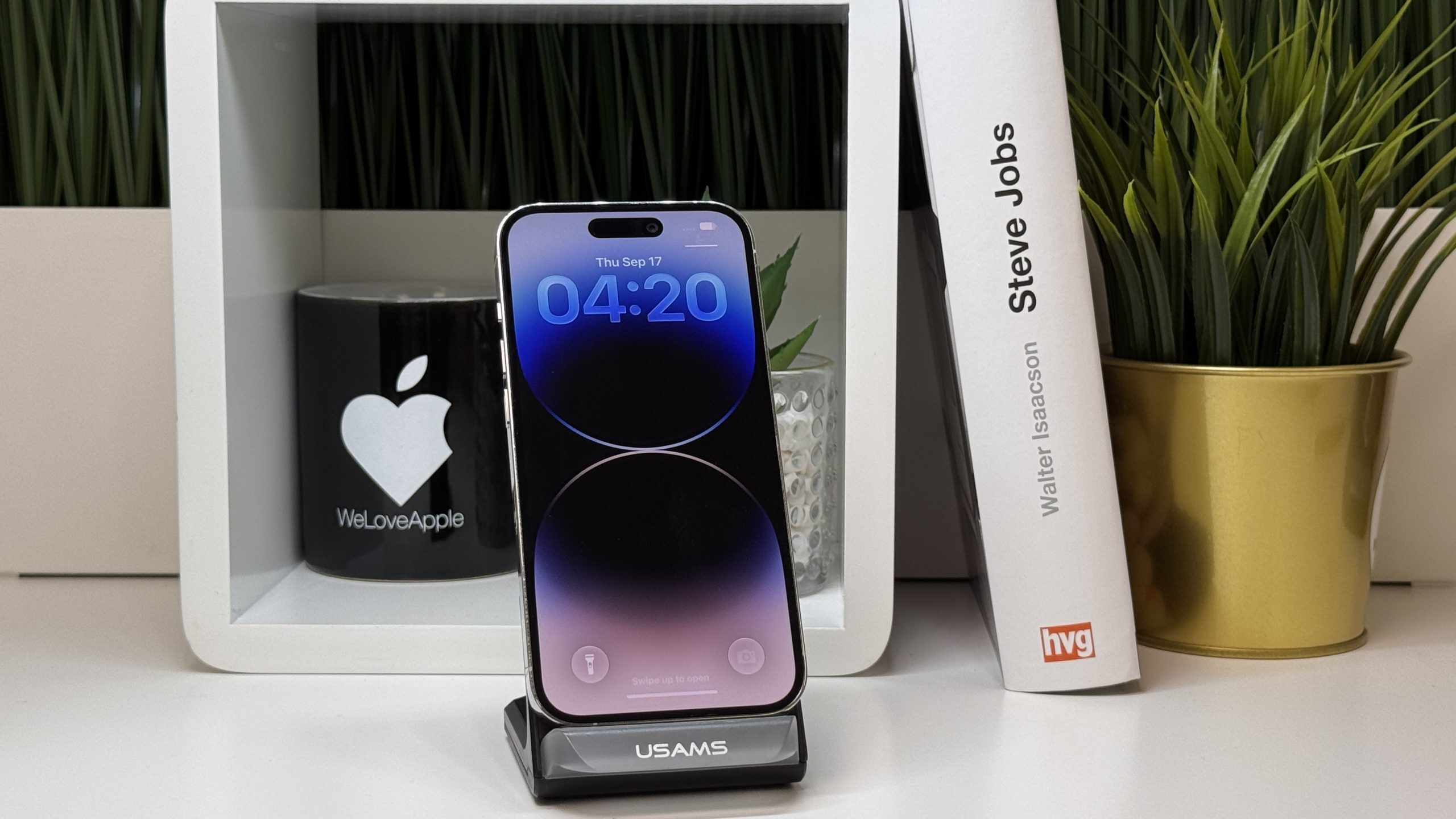 iPhone 14 Pro 128GB, Ezüst, Független, Számla, 2 Év Garancia, 100%