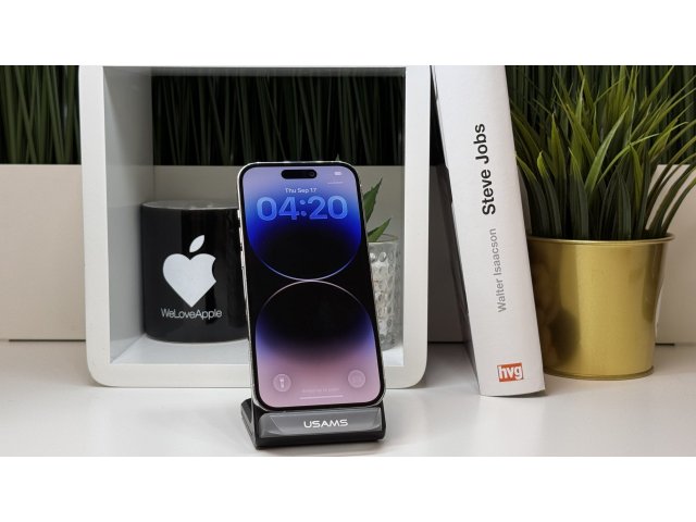 iPhone 14 Pro 128GB, Ezüst, Független, Számla, 2 Év Garancia, 100%