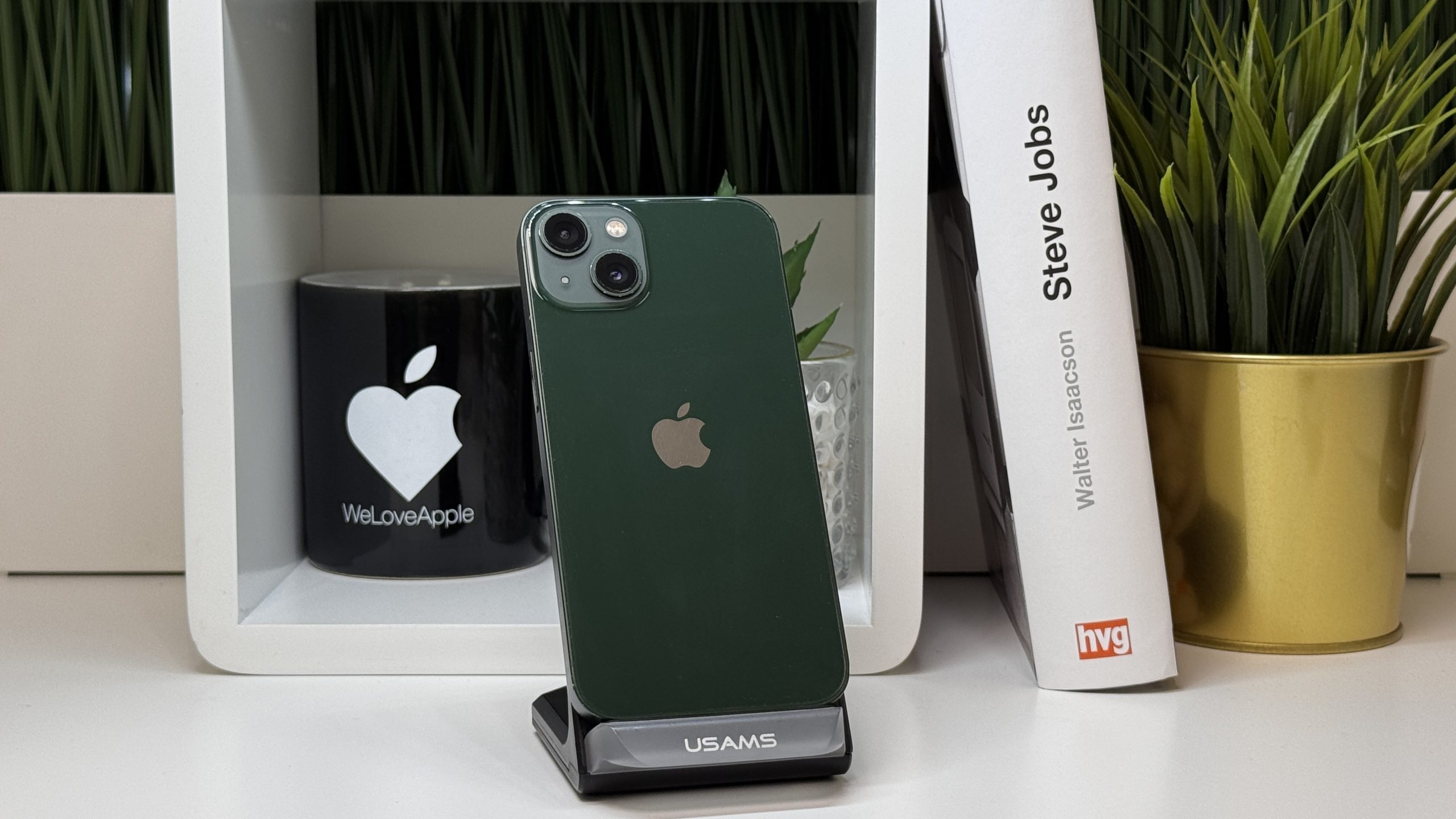 iPhone 13 128GB, Zöld, Független, Számla, 2 Év Garancia, 89%