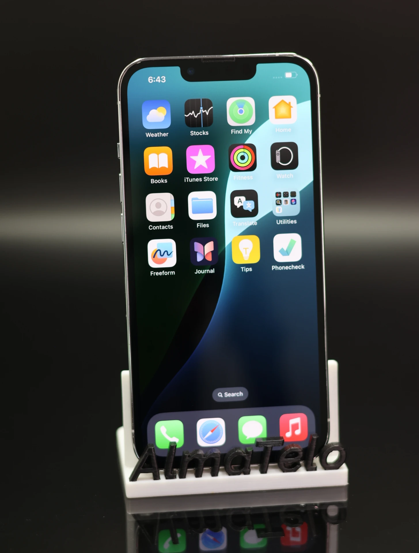 Apple iPhone 13 Pro 128 GB Silver 100% akku - 12 HÓ GARANCIA