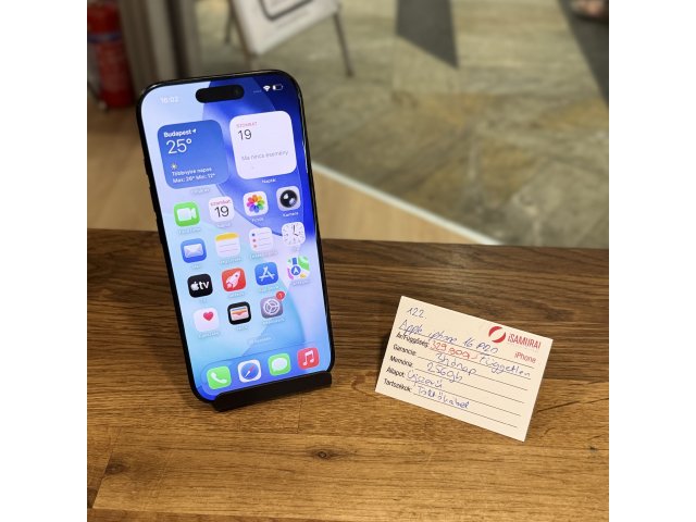 iPhone 16 Pro - 256 GB - Fekete titán (122. )
