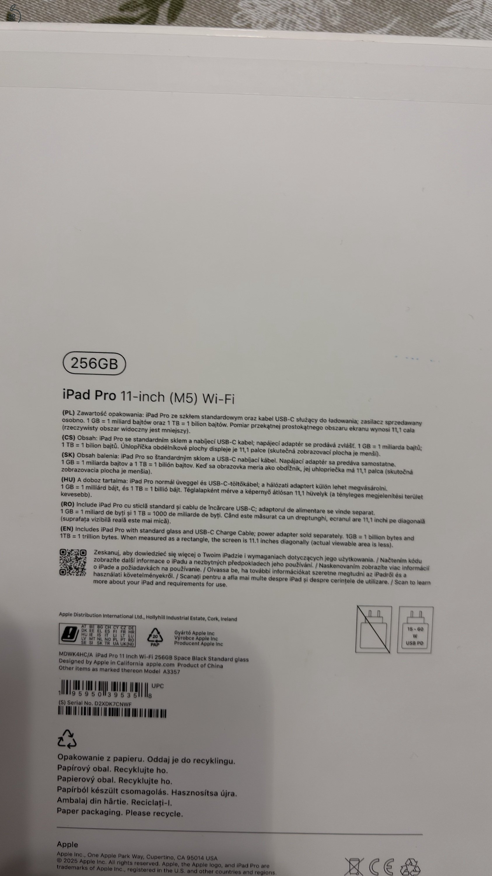 Ipad pro m5 11” + magic keyboard