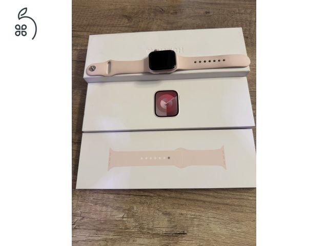 Apple Watch Series 9-em, 41 mm-es, GPS-es változat Rózsaszín