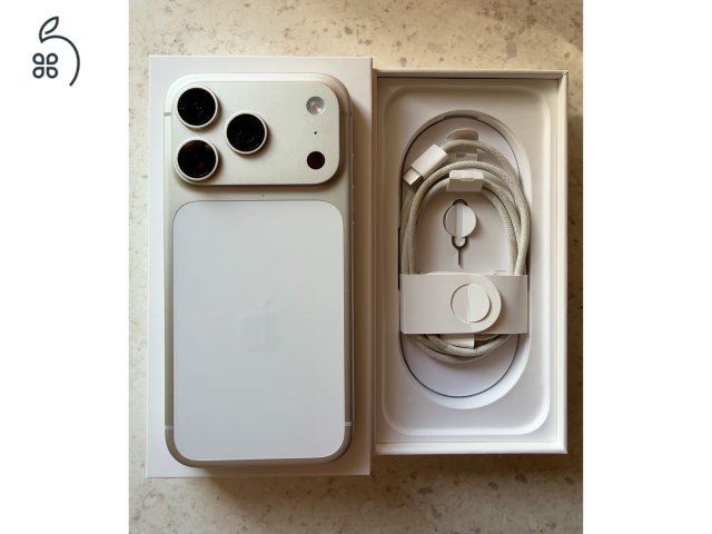Iphone 17 Pro 256 GB Silver színben 100% -os Akkuval