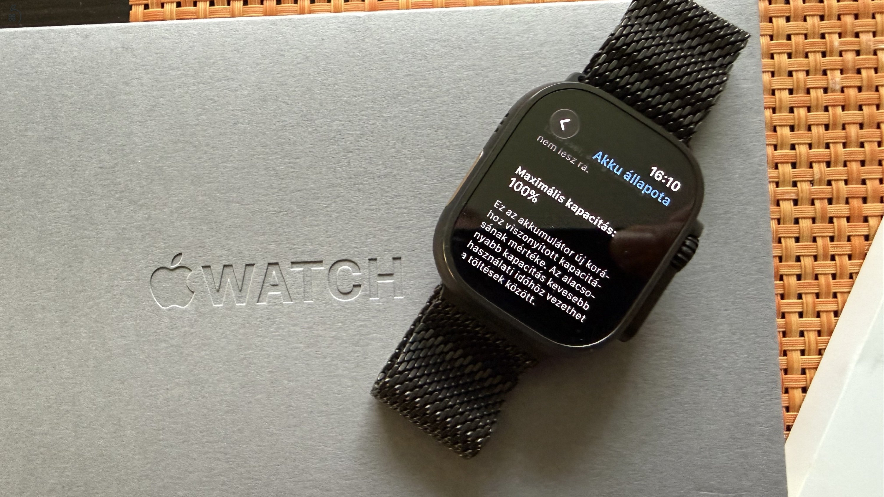 Apple Watch Ultra 2 GPS + Cellular 49mm ESIM Hibátlan! Garanciás!