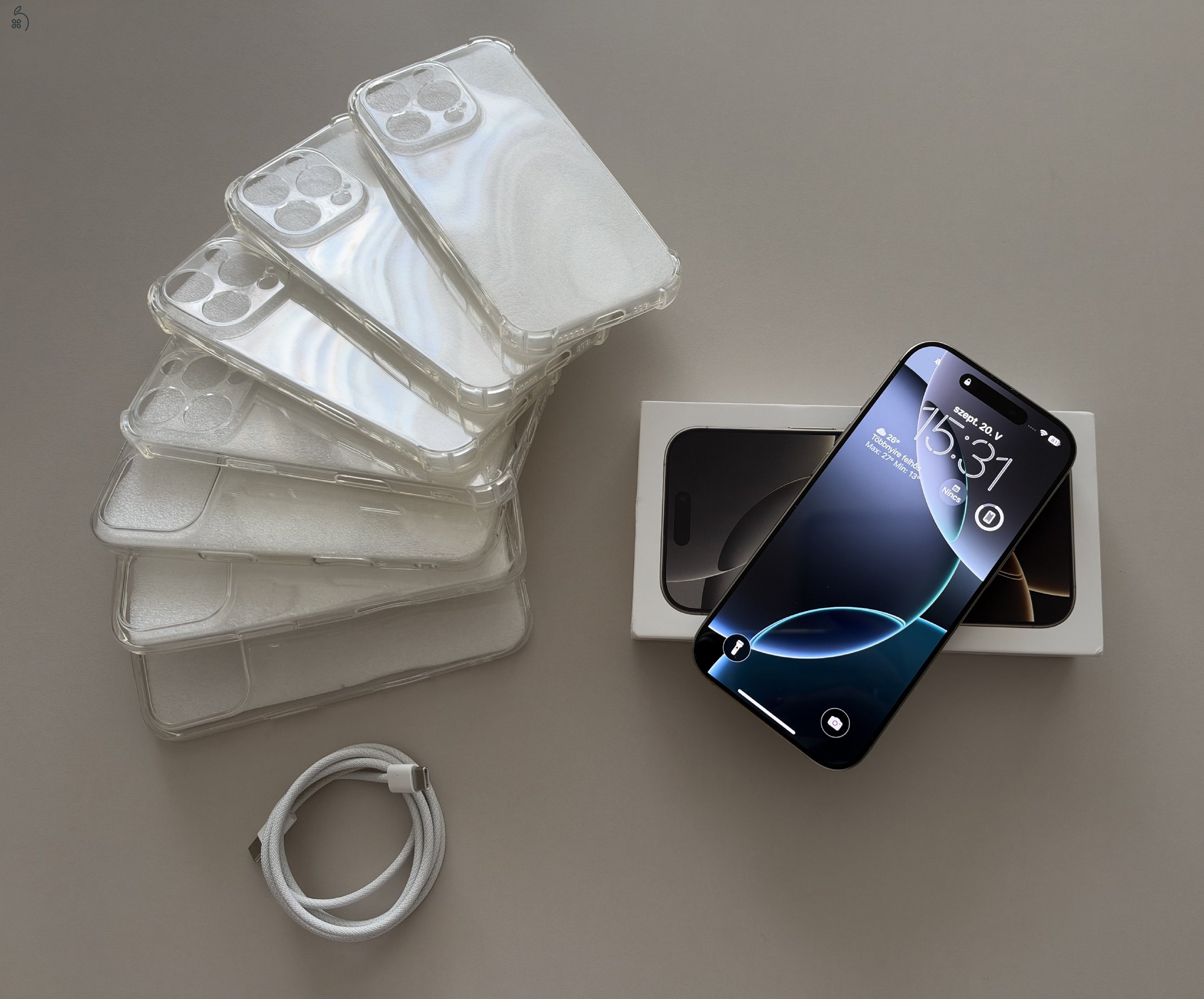 iPhone 16 Pro 256 GB, Natural Titanium