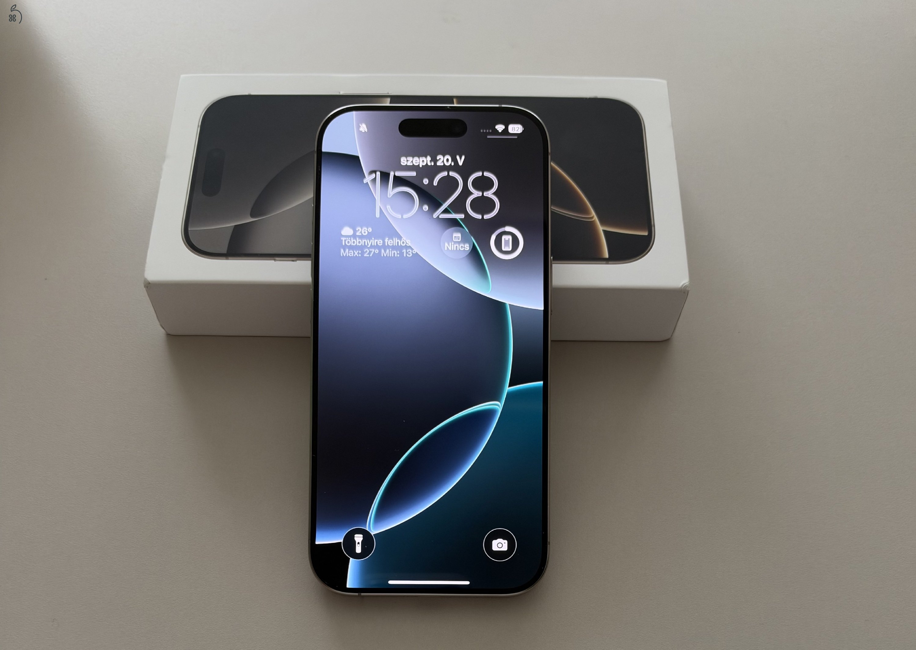 iPhone 16 Pro 256 GB, Natural Titanium
