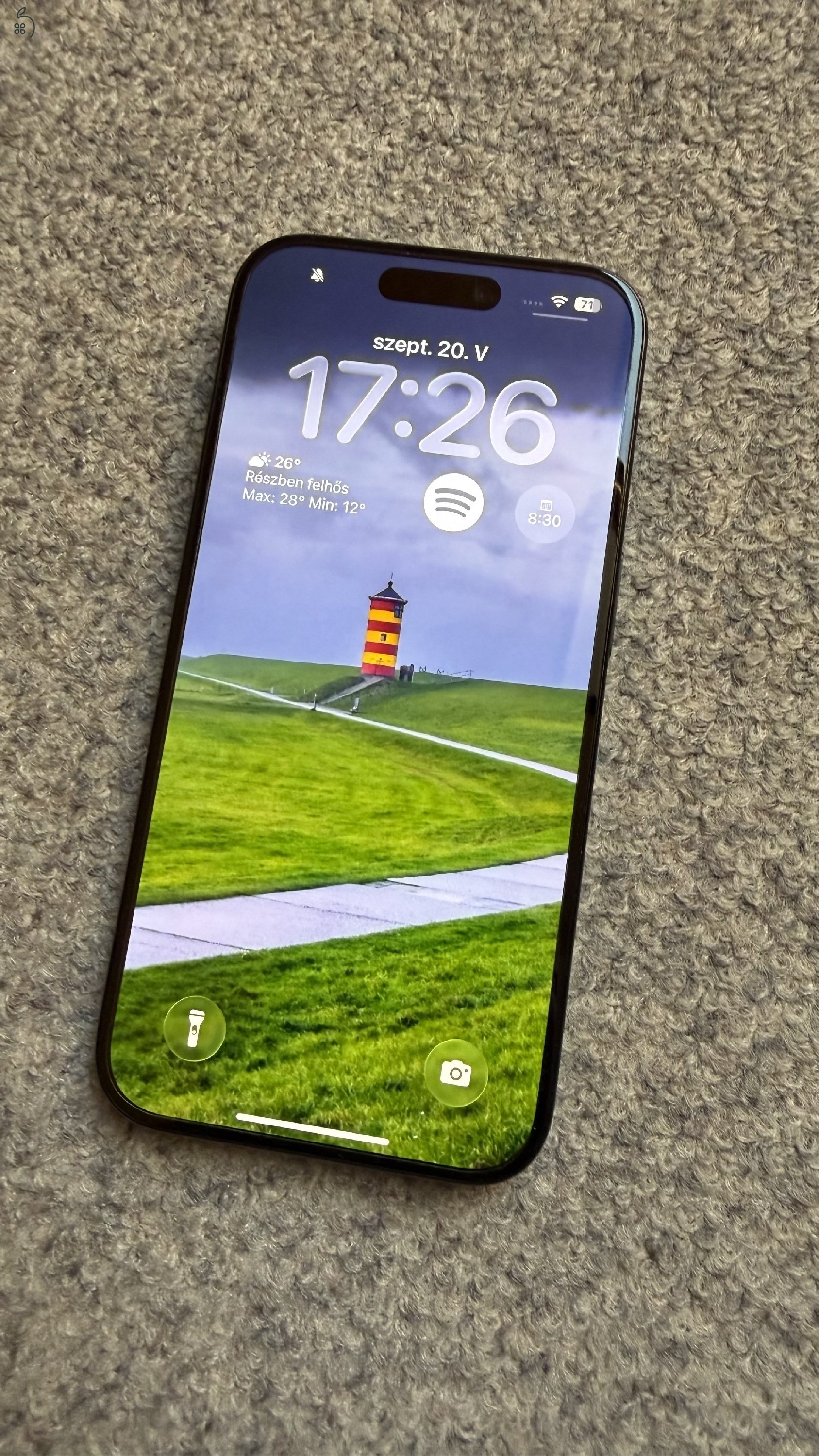 Eladó iPhone 15Pro Blue Titanium