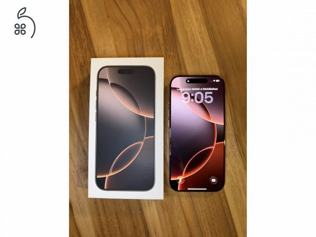 iPhone 16 Pro 95%-os akkumulátor, iStyle garancia 2026.12.24-ig, 4 tokkal és tartozékokkal 