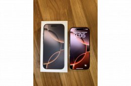 iPhone 16 Pro 95%-os akkumulátor, iStyle garancia 2026.12.24-ig, 4 tokkal és tartozékokkal 
