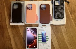 iPhone 16 Pro 95%-os akkumulátor, iStyle garancia 2026.12.24-ig, 4 tokkal és tartozékokkal 