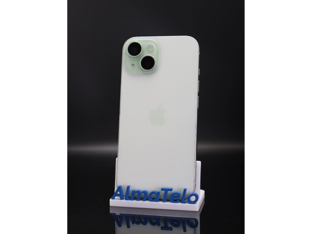 Apple iPhone 15 128 GB Green 100% akku - 12 HÓ GARANCIA