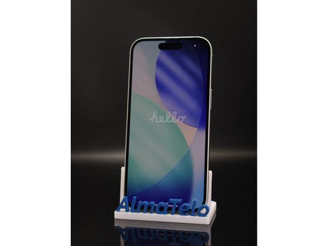 Apple iPhone 15 128 GB Green 100% akku - 12 HÓ GARANCIA