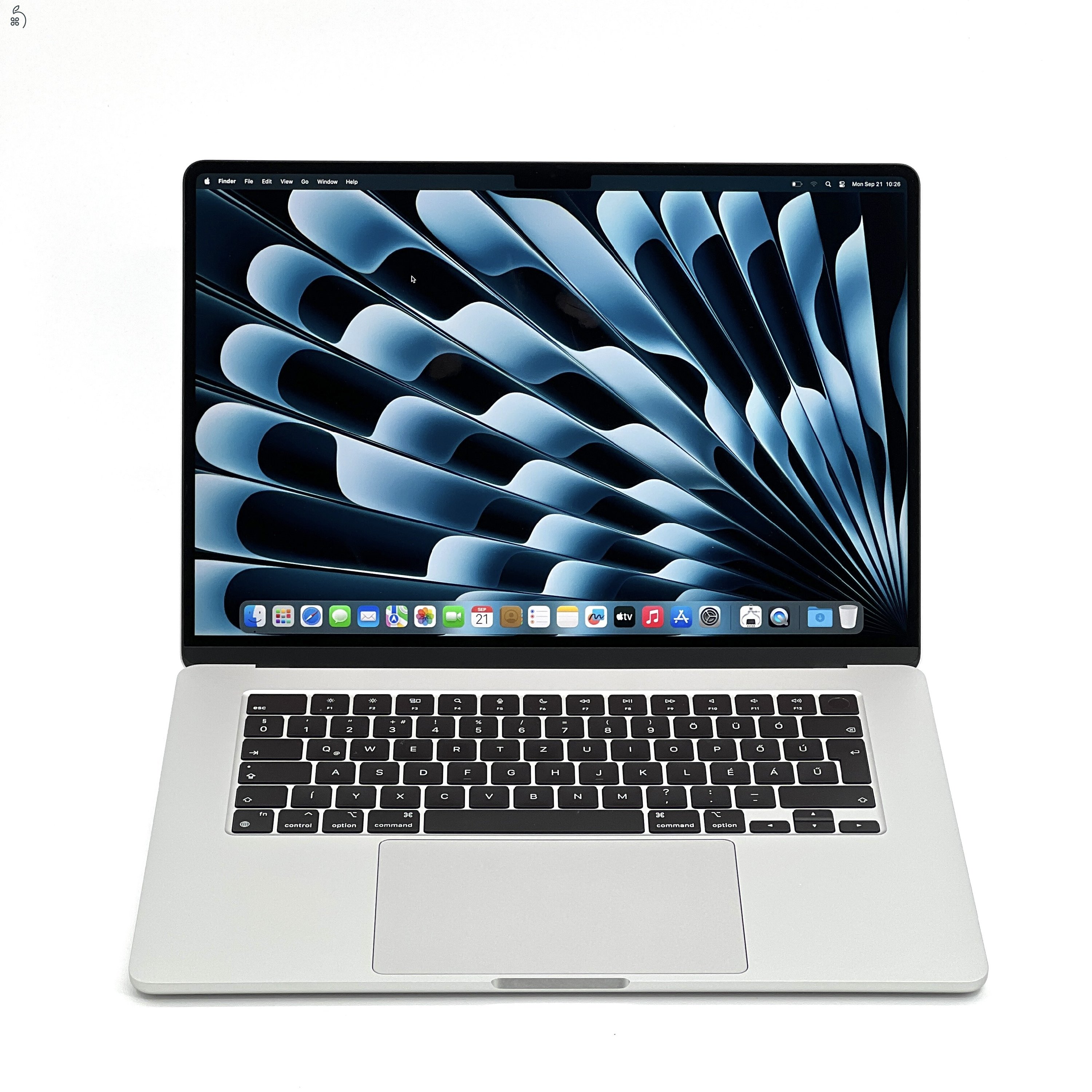 MacBook Air 15″ 2024, M3 8 Core, 16 GB RAM, 10 core GPU, 512 GB SSD, Silver 27% Áfás, 0607AB 