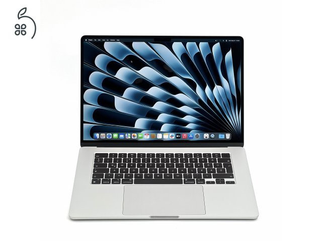 MacBook Air 15″ 2024, M3 8 Core, 16 GB RAM, 10 core GPU, 512 GB SSD, Silver 27% Áfás, 0607AB 