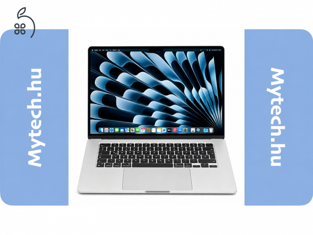 MacBook Air 15″ 2024, M3 8 Core, 16 GB RAM, 10 core GPU, 512 GB SSD, Silver 27% Áfás, 0607AB 