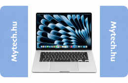 MacBook Air 15″ 2024, M3 8 Core, 16 GB RAM, 10 core GPU, 512 GB SSD, Silver 27% Áfás, 0607AB 