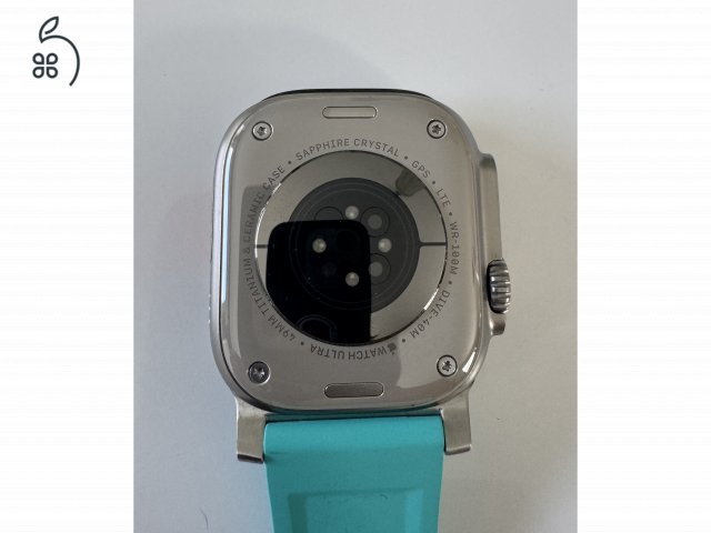 Apple Watch Ultra 1 49 mm Titanium – GPS + Cellular (GSM) változat, karcmentes kijelző 86% akku + 3 szíj