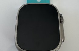 Apple Watch Ultra 1 49 mm Titanium – GPS + Cellular (GSM) változat, karcmentes kijelző 86% akku + 3 szíj