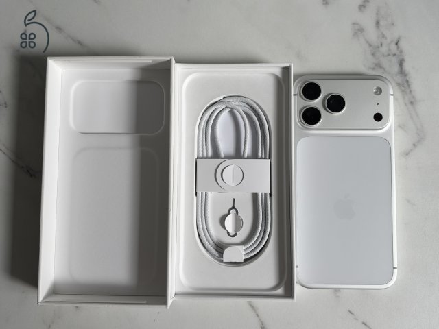 IPHONE 17 PRO MAX 256GB EZÜST - TÖBB MINT 2 ÉV GARANCIÁVAL, KÁRTYAFÜGGETLEN, TEHERMENTES