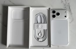 IPHONE 17 PRO MAX 256GB EZÜST - TÖBB MINT 2 ÉV GARANCIÁVAL, KÁRTYAFÜGGETLEN, TEHERMENTES