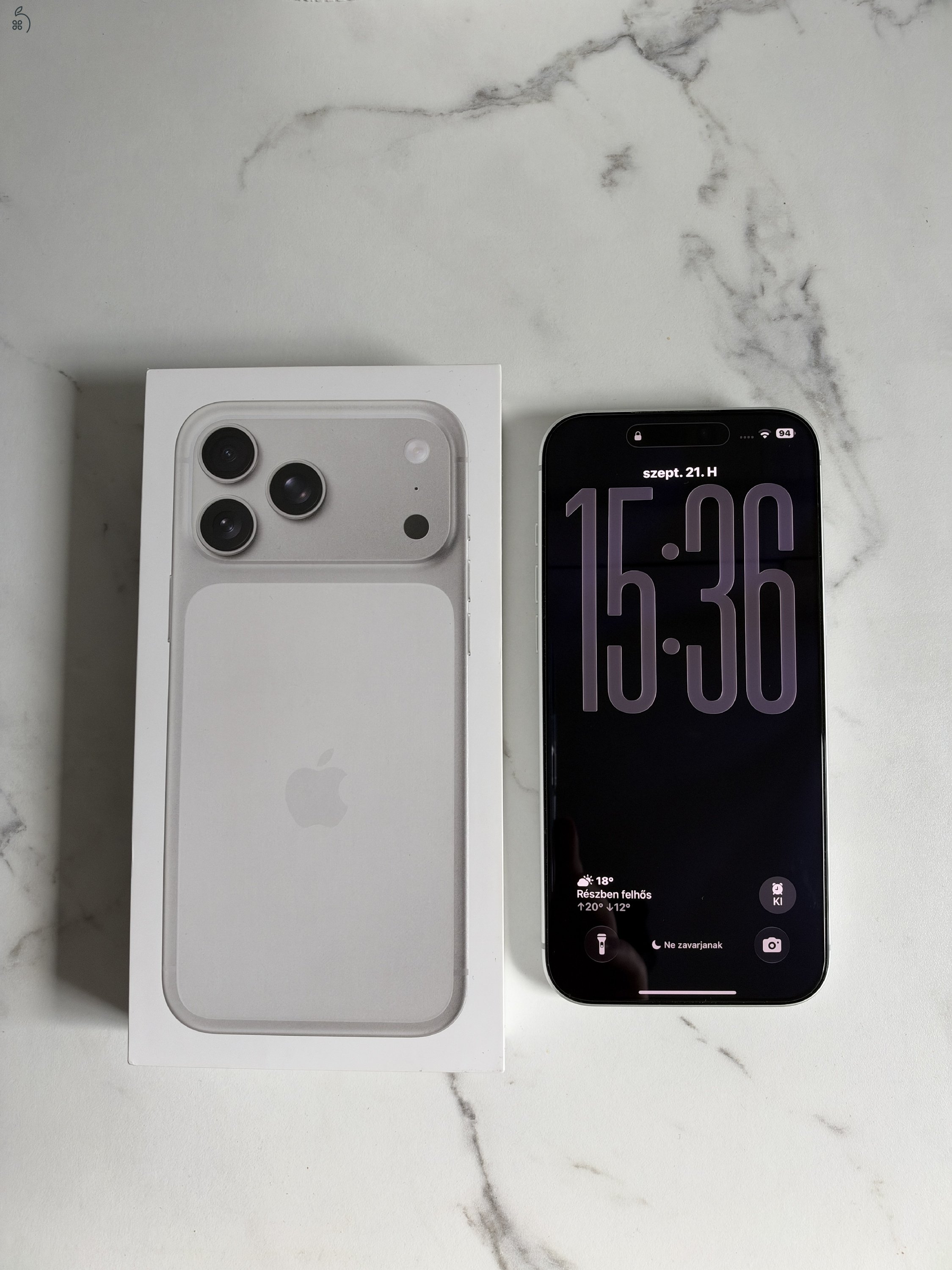 IPHONE 17 PRO MAX 256GB EZÜST - TÖBB MINT 2 ÉV GARANCIÁVAL, KÁRTYAFÜGGETLEN, TEHERMENTES