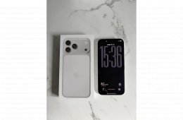IPHONE 17 PRO MAX 256GB EZÜST - TÖBB MINT 2 ÉV GARANCIÁVAL, KÁRTYAFÜGGETLEN, TEHERMENTES