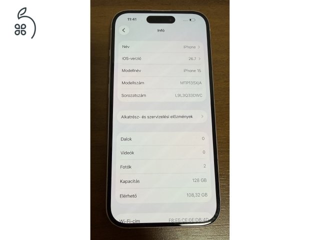 iPhone 15 pink 128 GB