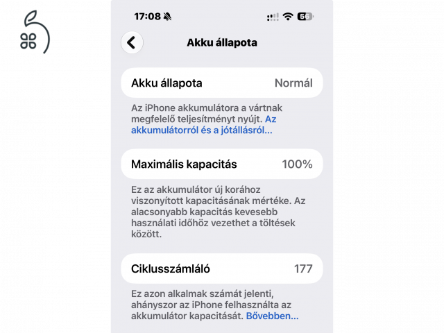 iPhone 17 Pro Max 256GB Kártyafüggetlen - Garancia 2026.10.01.-ig!