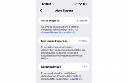 iPhone 17 Pro Max 256GB Kártyafüggetlen - Garancia 2026.10.01.-ig!