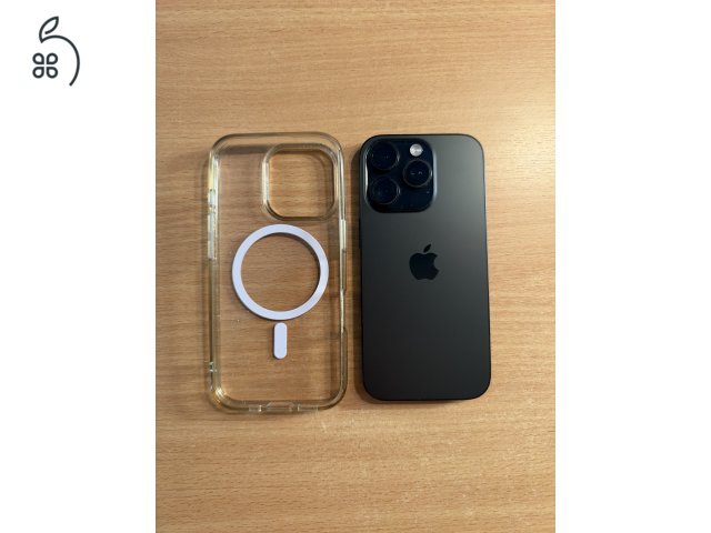Hibátlan iPhone 16 Pro 128 GB Fekete Titán, Kártyafüggetlen, 1 év garancia, 98% akku
