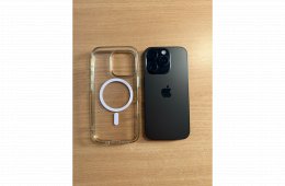 Hibátlan iPhone 16 Pro 128 GB Fekete Titán, Kártyafüggetlen, 1 év garancia, 98% akku