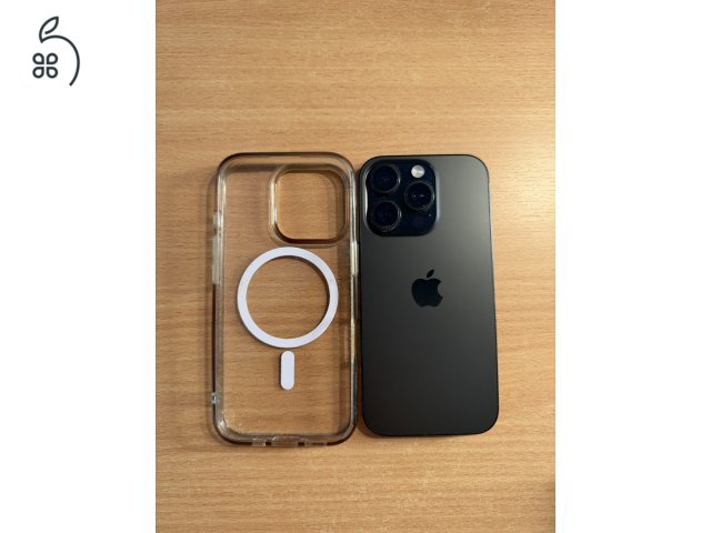 Hibátlan iPhone 16 Pro 128 GB Fekete Titán, Kártyafüggetlen, 1 év garancia, 92% akku