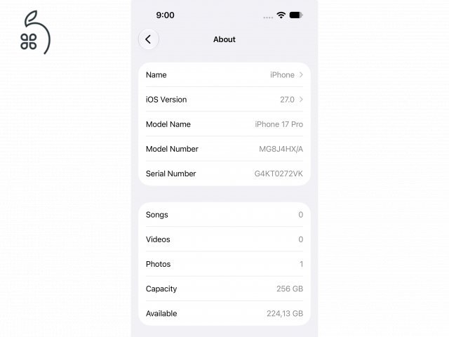 iPhone 17 pro 256gb - 100% akksi