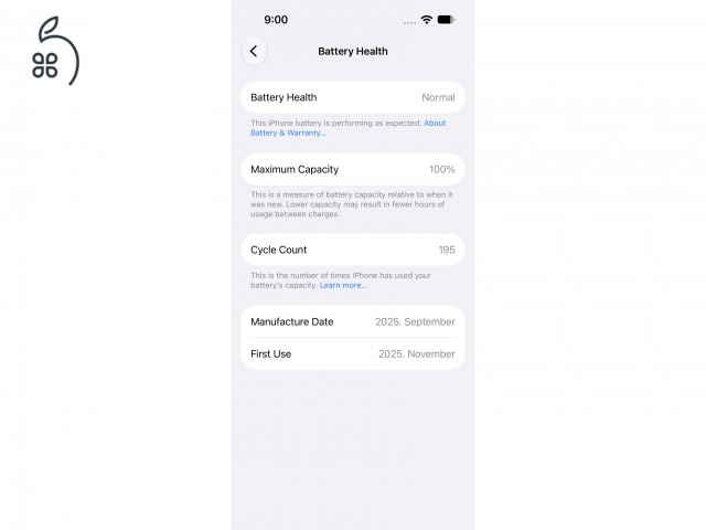 iPhone 17 pro 256gb - 100% akksi