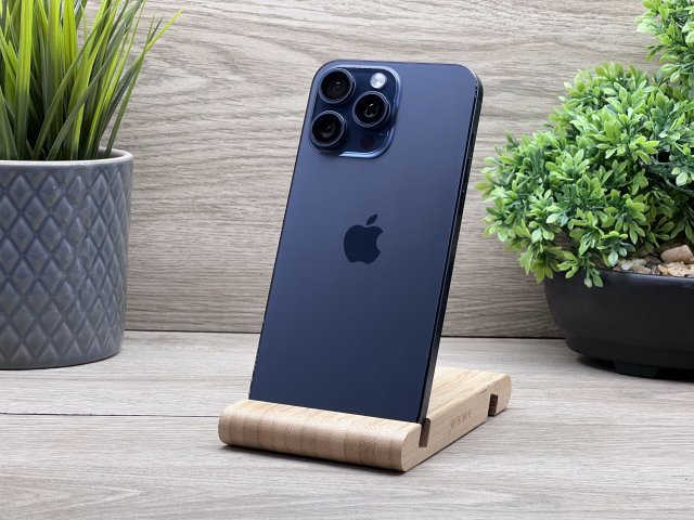 iPhone 15 Pro Max Blue Titanium 256GB 2 ÉV Garanciával Számlával