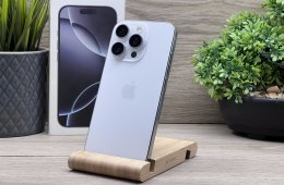 iPhone 16 Pro White Titanium 128GB 2 ÉV Garanciával Számlával
